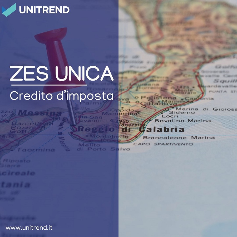 CREDITO D'IMPOSTA ZES UNICA
